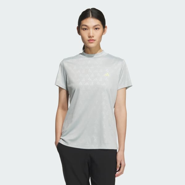 グレー 【ゴルフ】AEROREADY デボス モックネック 半袖シャツ