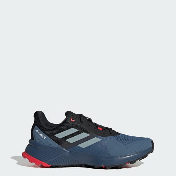 Blue Terrex Soulstride RAIN.RDY Trail Running Shoes
