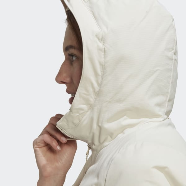 Beige Parka Utilitas Hooded AV267