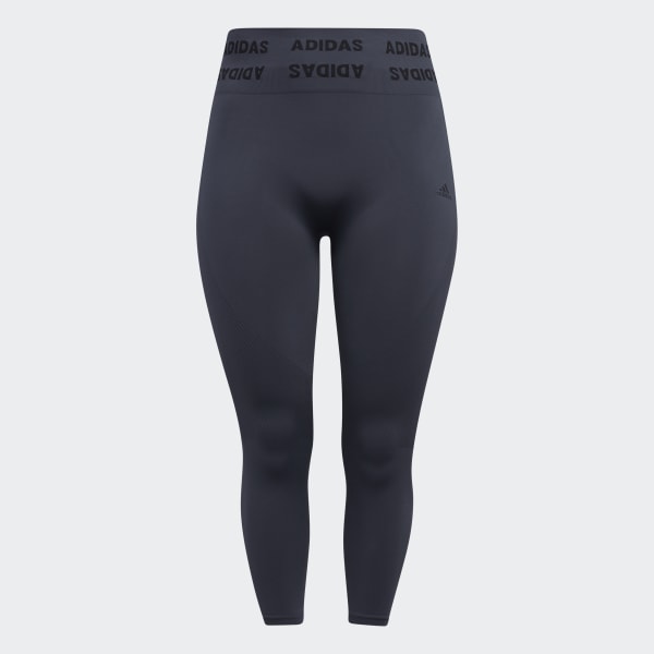 Grijs Training Aeroknit 7/8 High-Rise Legging (Grote Maat) 27685