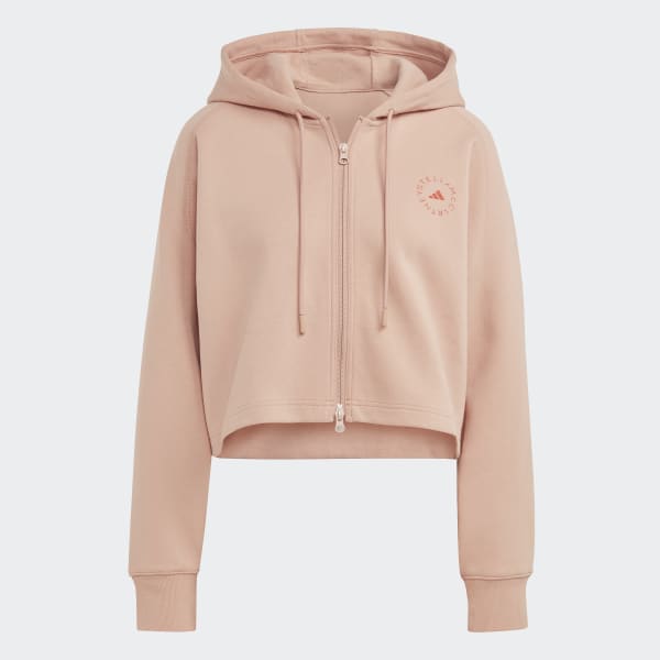 Brun adidas by Stella McCartney Cropped Hoodie