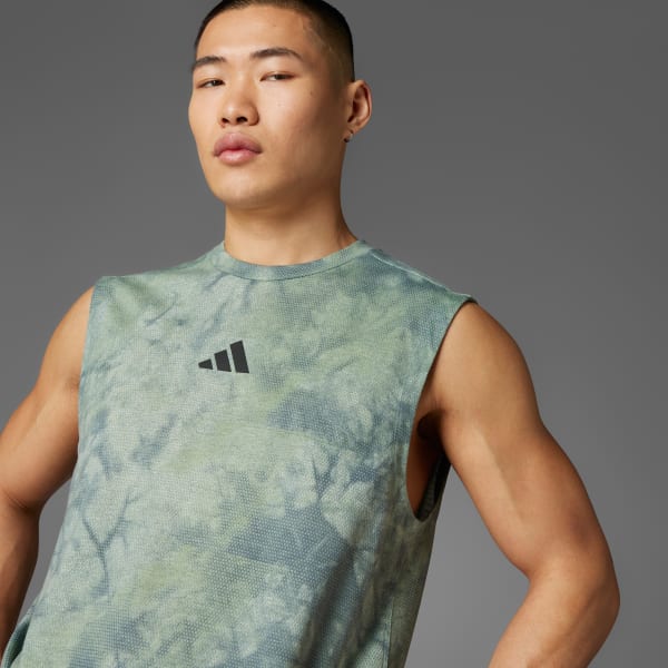 Grau Power Graphic Tanktop