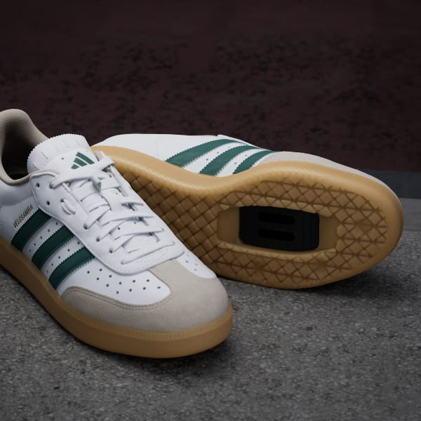 adidas Velosamba Leather Shoes - White | Free Shipping with
