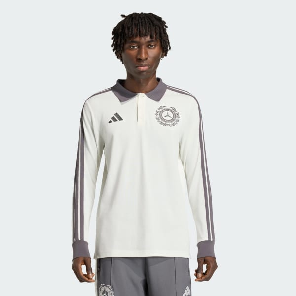 Hvid MERCEDES - AMG PETRONAS FORMULA 1 TEAM SILVER ARROWS ICON POLOTRØJE MÆND