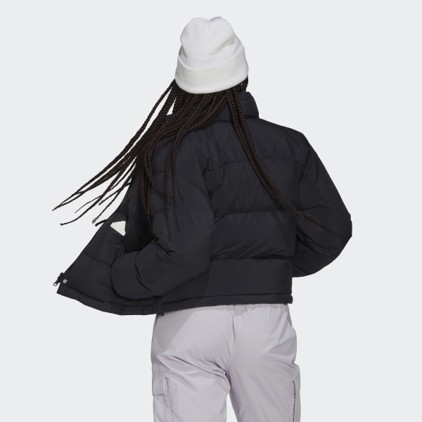 Czerń Puffer Jacket V8826