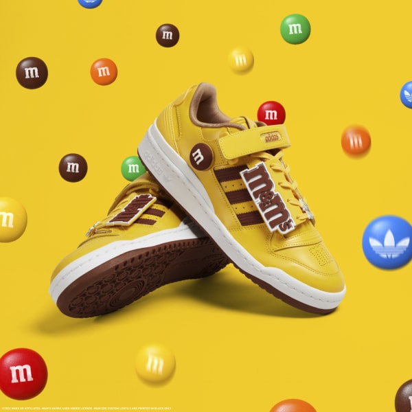 Yellow M&M’S x adidas Forum Low 84 Shoes LKV15