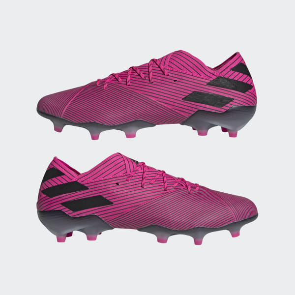 adidas Botines Nemeziz 19.1 Terreno Firme Rosa adidas Argentina