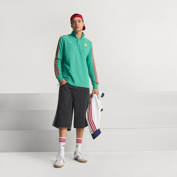 Grun AS Rom Terrace Icons langärmeliges Poloshirt