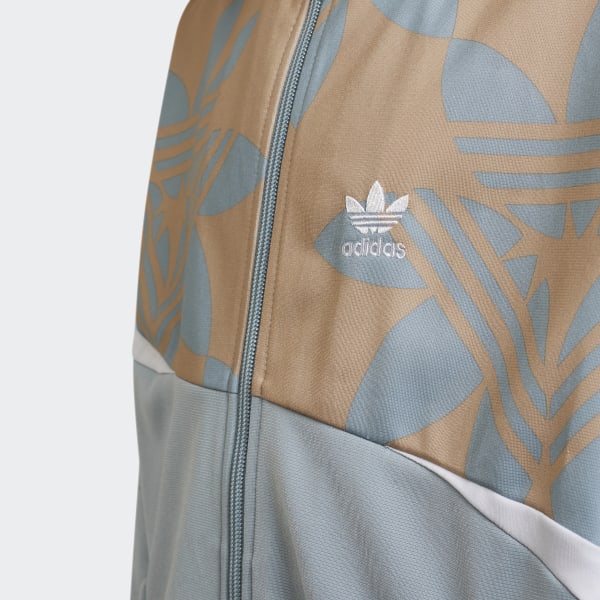 Γκρι Graphic Print Track Jacket