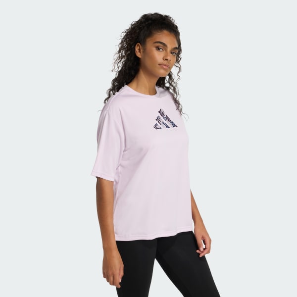 パープル ソフト サイド グラフィックTシャツ