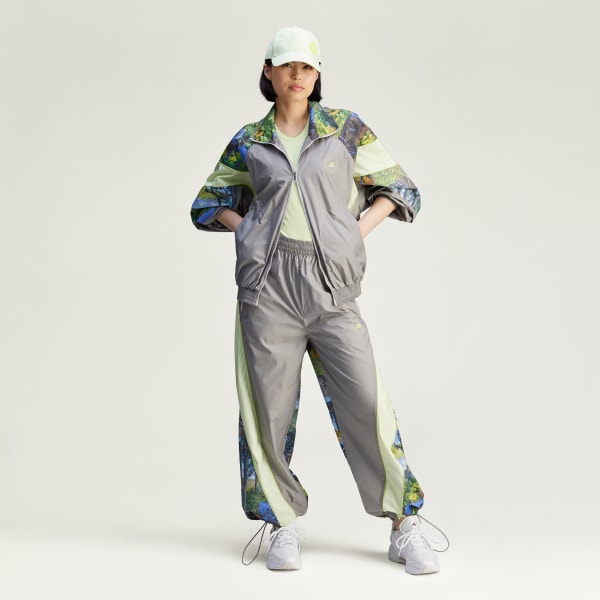 【adidas×STELLA McCARTNEY】 adidas by Stella McCartney アースコラージュ ウーブントラックパンツ