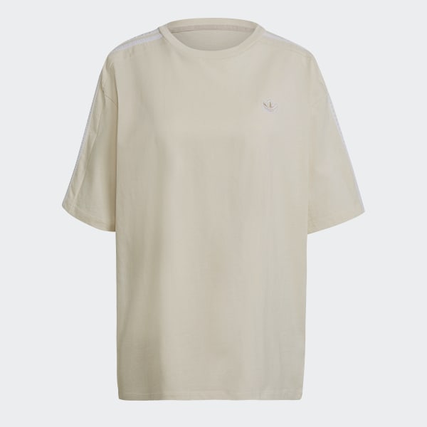 Blanco Playera No-Dye Holgada 24408