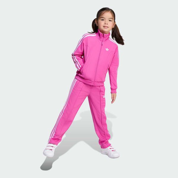 Pink AOP Track Suit Kids
