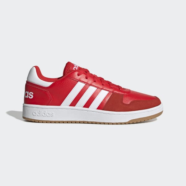 adidas Hoops 2.0 Shoes - Red | adidas 