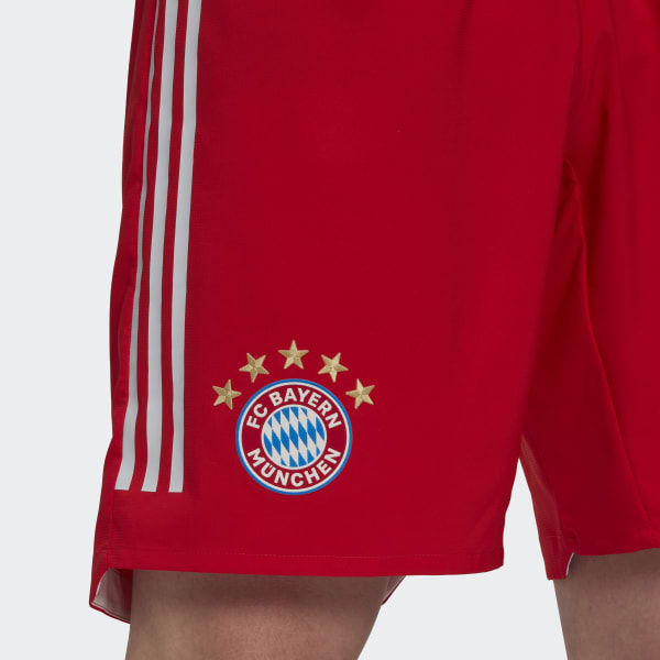 Czerwony FC Bayern 22/23 Home Authentic Shorts JME87