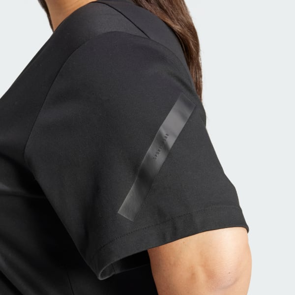 adidas Z.N.E. Tee (Plus Size) - Black | Free Shipping with