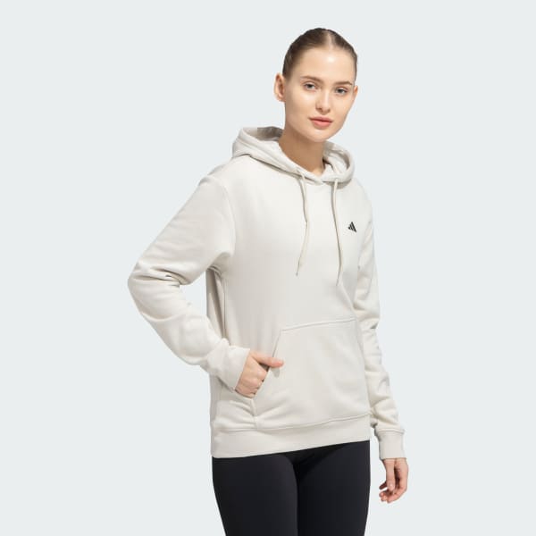Beige Full Sleeves Hoodie