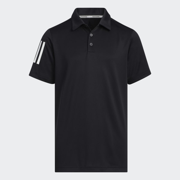 Zwart 3-Stripes Poloshirt GLA70