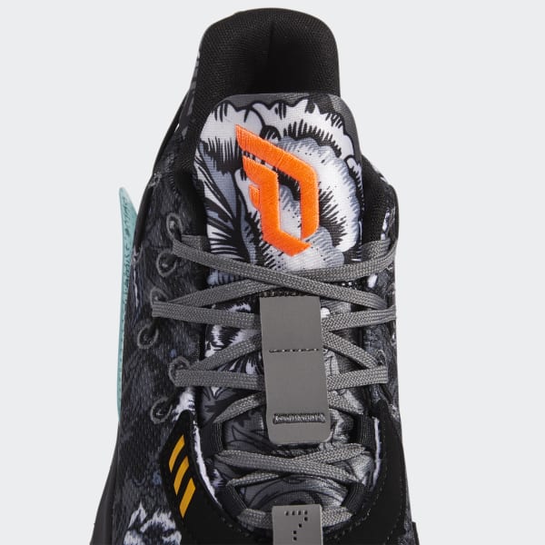 Adidas black hotsell floral shoes