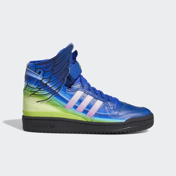 สีน้ำเงิน รองเท้า Jeremy Scott Motorsport Wings 4.0