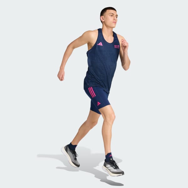 modrá KRÁTKÉ LEGÍNY BMW BERLIN-MARATHON 2025 MEN