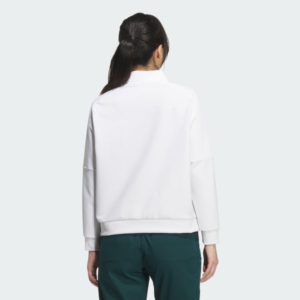 White 롱 슬리브 스웨트셔츠