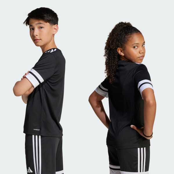 Preto Camisa Squadra 25 Crianças