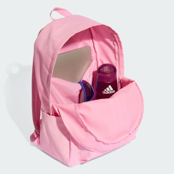 Pink Classic Back-to-School 3-Stripes Backpack