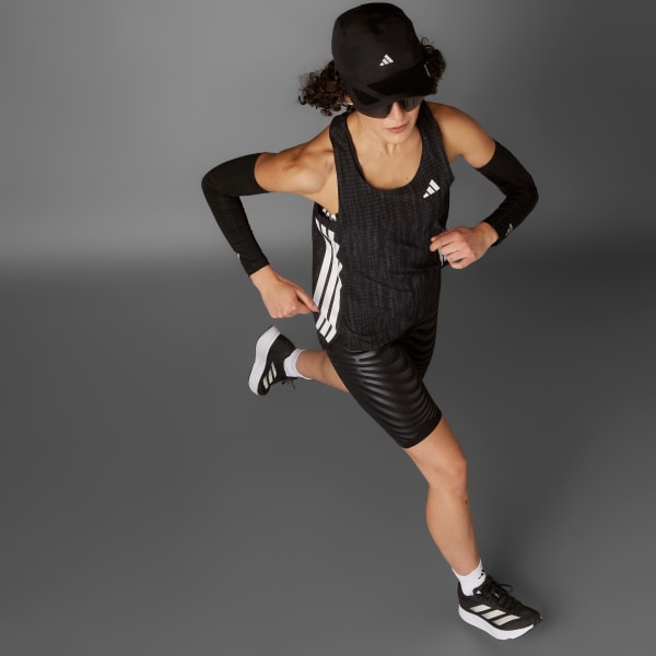 Gris Débardeur de running Adizero