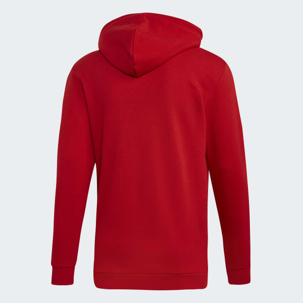 bright red adidas hoodie