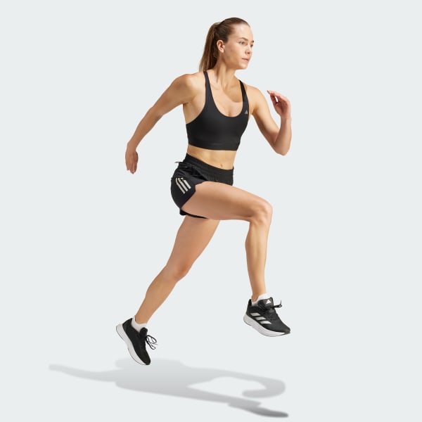 Black Own the Run Shorts