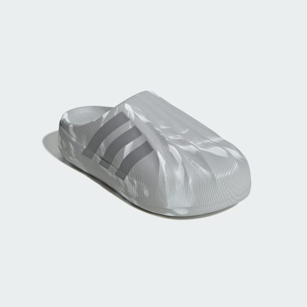 Grey Adifom Superstar Mule Slides