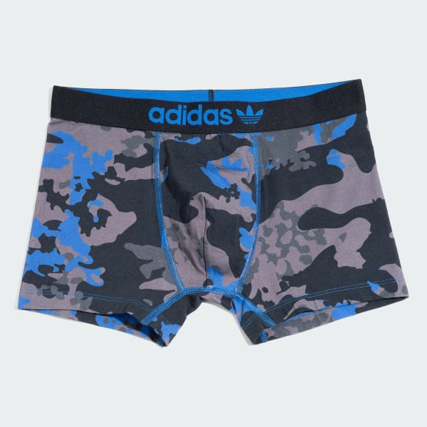 ブラック コンフォートフレックス コットン プリントトランクス 2枚組
