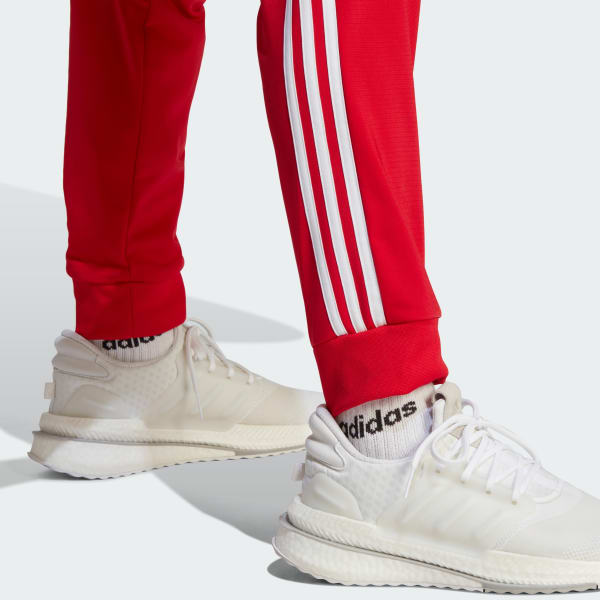 Tuta Basic 3-Stripes Tricot - Rosso adidas