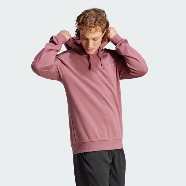 Felpa adidas hot sale bordeaux con cappuccio
