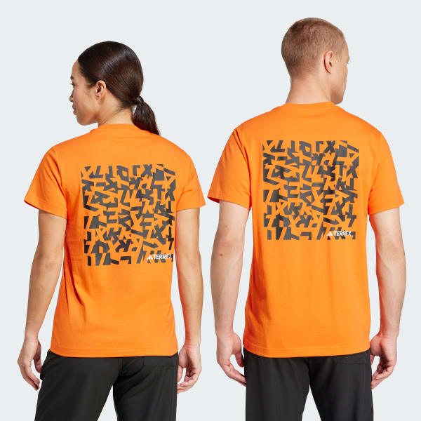 Naranja Polo Estampado