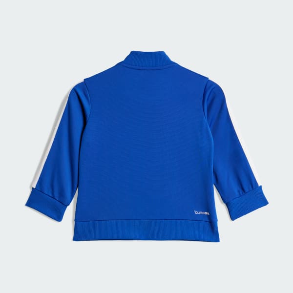 Azul Conjunto Deportivo Seasonal Essentials Tiberio 3 Franjas Tricot Kids