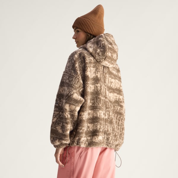 Marrone Giacca adidas By Stella McCartney Full Zip Printed Winter Fleece