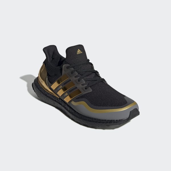 Ultraboost Core Black and Gold Shoes 