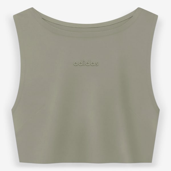 Brown Fear of God Athletics Womens Cropped Tank Top