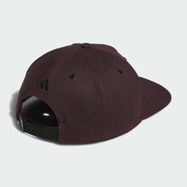 Burgundy Waxed Canvas Hat