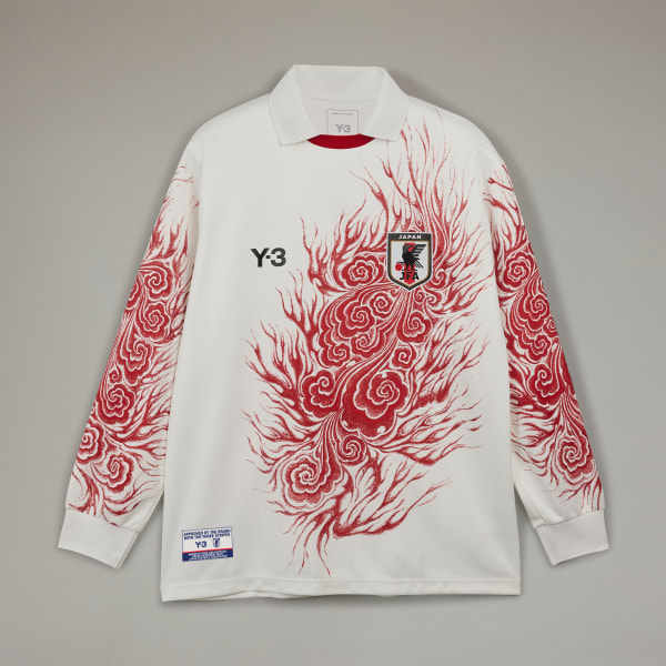 アディダス Y-3 JFA 長袖Tシャツ - ホワイト | アディダス ジャパン