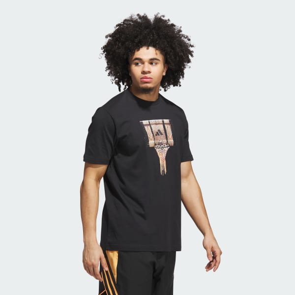 Noir T-shirt graphique Basketball Gallery