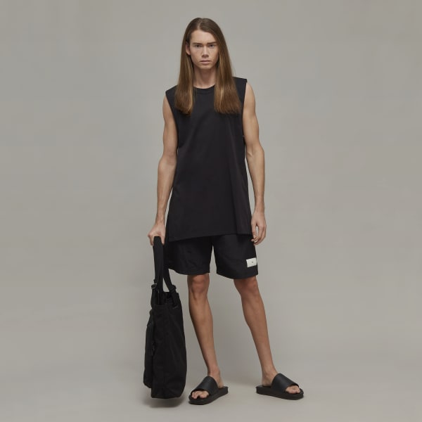 Black Y-3 Mid-Length Swim Shorts