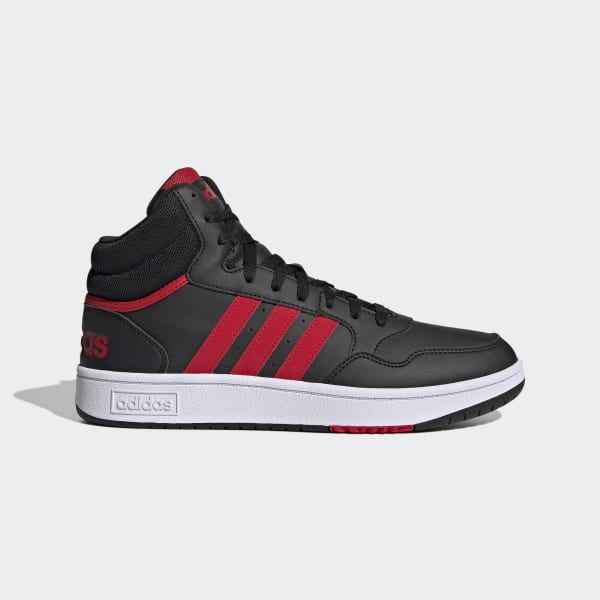Schwarz Hoops 3.0 Mid Lifestyle Basketball Classic Vintage Schuh