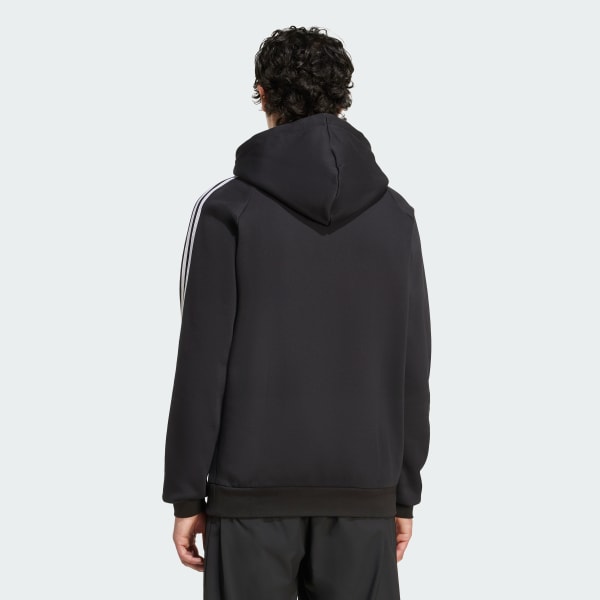 Black Adicolor Teamgeist Cut Line Hoodie