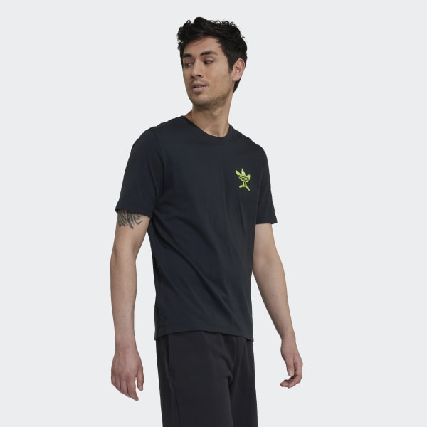 Negro Camiseta Fun Estampada DK586