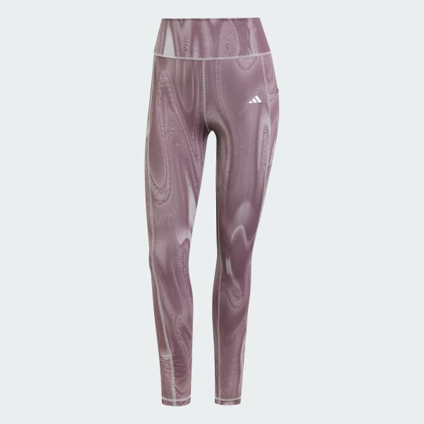 Grau Optime Full-Length Print Leggings