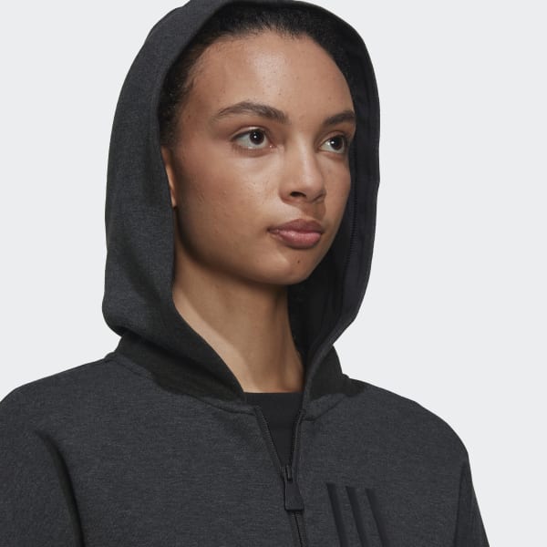 Zwart Mission Victory Slim-Fit Ritshoodie DC513