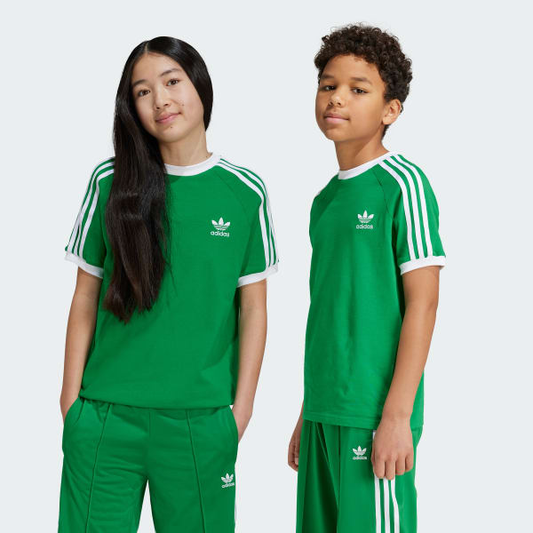 Verde T-shirt adicolor 3-Stripes Junior